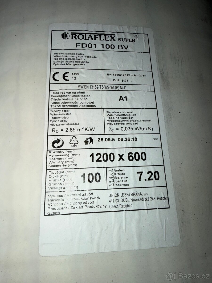 Rotaflex Super FD 01 080 BV a Super FD 01 100 BV