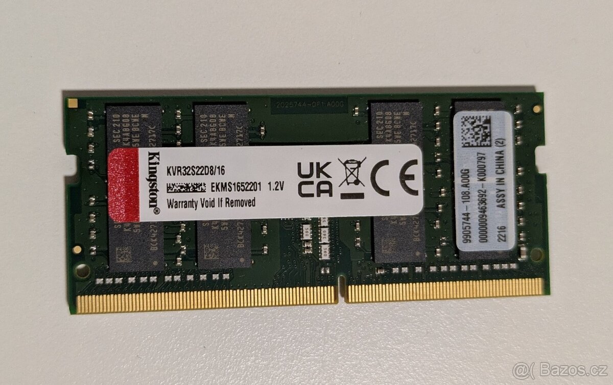 Kingston SO-DIMM 16GB DDR4 3200MHz
