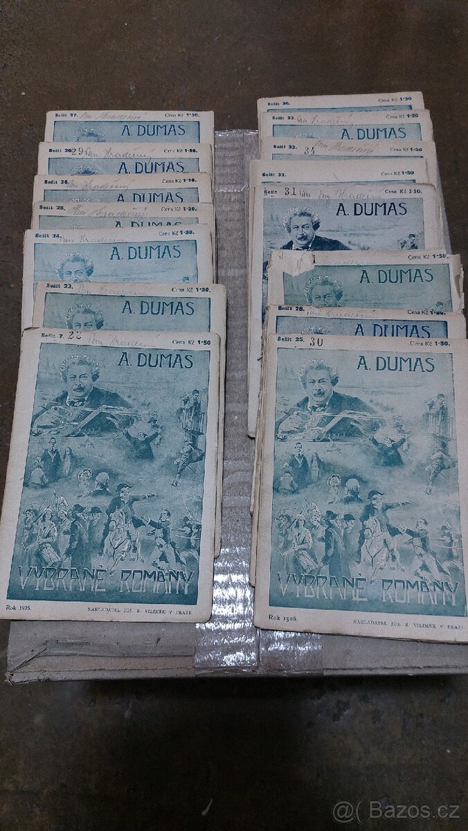 SEŠITY A. DUMAS J.R.VILÍMEK