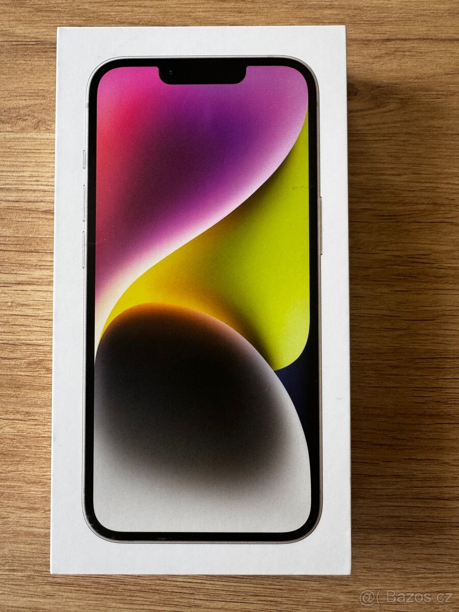 Prodám iPhone 14, bílý, 128GB