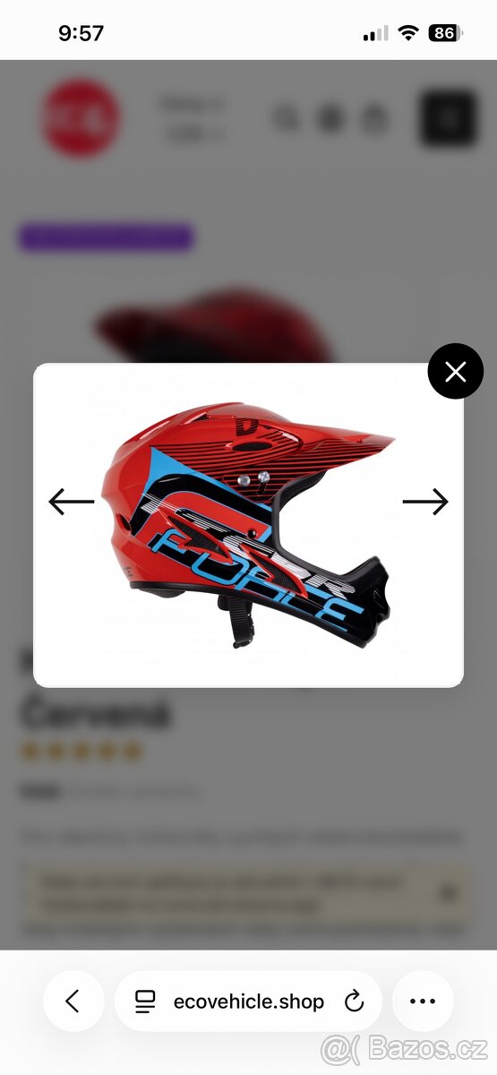 Přilba na kolo nebo motorku