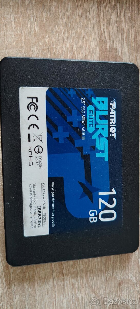 SSD Patriot 2,5" 120GB