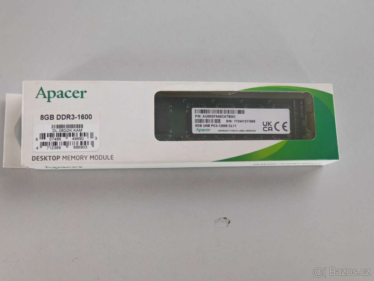 Apacer DDR3 8GB 1600MHz