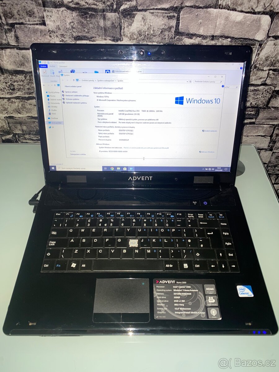 Notebook Advent 15.6” Win10