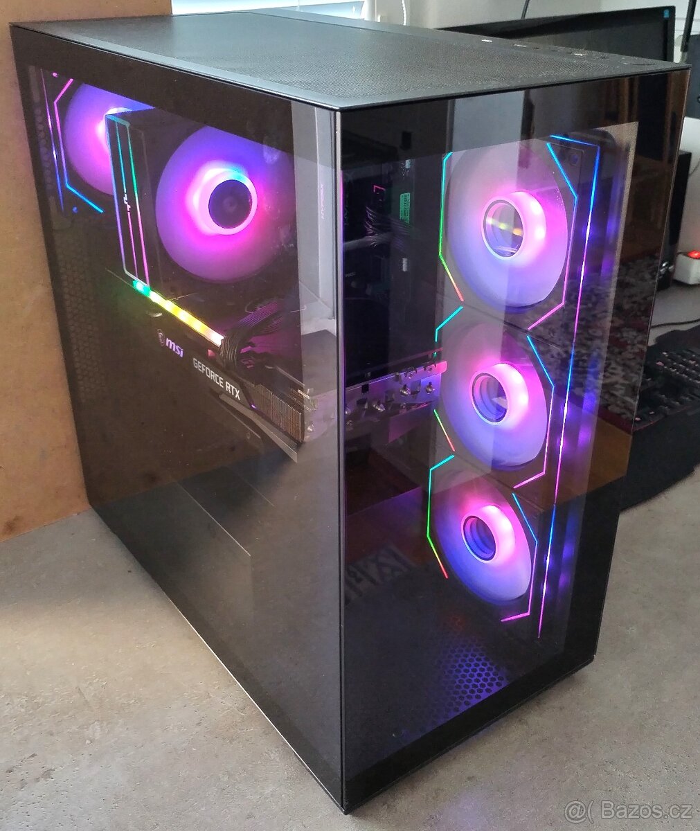 HERNÍ PC,Ryzen 5600XT,RTX3070,16GB,SSD+SATA