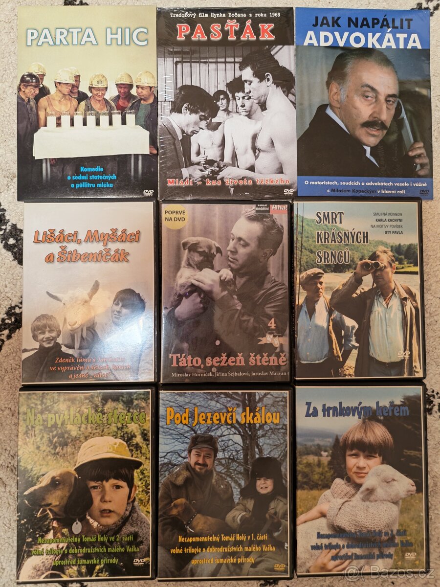 DVD - 9 českých filmů