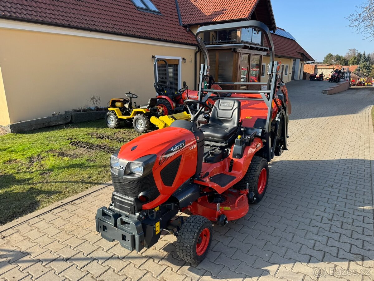 Traktorová sekačka Kubota G231HD