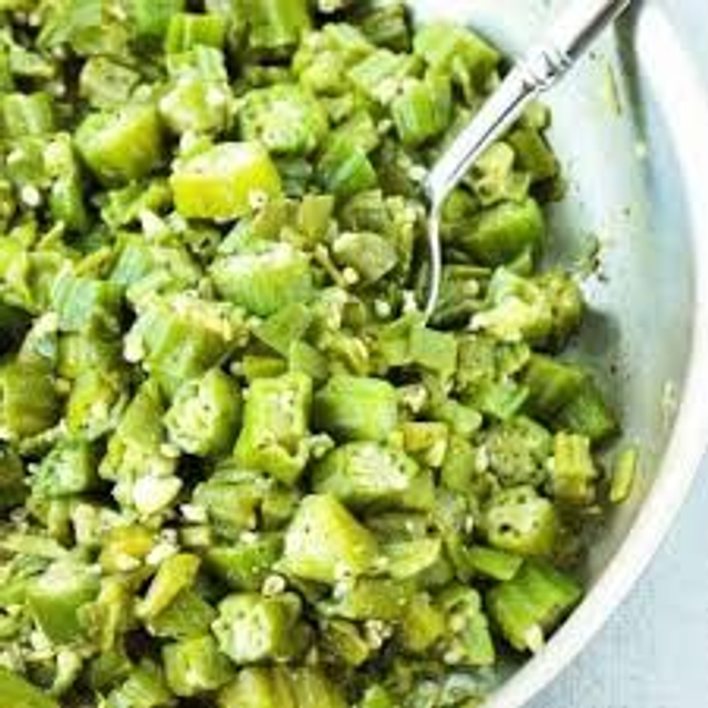 Frozen Grated Okra
