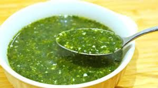 Frozen minced ewedu/molakhia/jute leaves