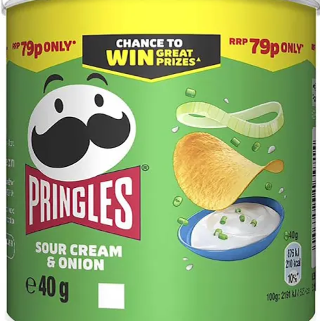 Pringles Sour Cream & Onion