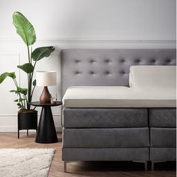 Presence Splittopper Hoeslaken Satijn Kleur: Creme, 200 x 210/220 cm