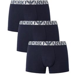 Armani 3-pack Boxershorts-Trunk blauw