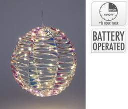 Bal 25cm 40 LED Shiny Rainbow