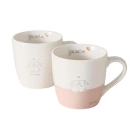 Boltze Home Mok You&me 250 Ml Porselein Dia8x8cm