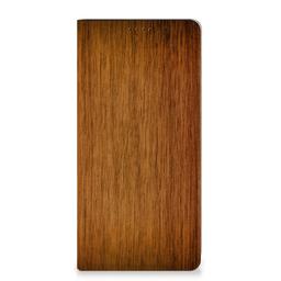 Samsung Galaxy A15 Book Wallet Case Donker Hout