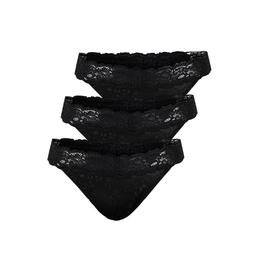 Pieces strings 3-pack - Lace Thong