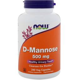 D-Mannose- 500 mg (240 Vegetarian Capsules) - Now Foods