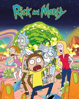 GBeye Rick and Morty Group Poster 40x50cm
