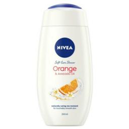 6x Nivea Care Shower Oil Orange en Avocado 250 ml