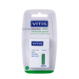 3x Vitis Waxed Dental Tape Groen 50 mtr.