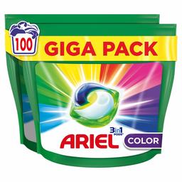 2e halve prijs: Ariel 3in1 Pods Wasmiddelcapsules Color 100 stuks