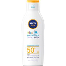 6x Nivea Sun Kids Protect&Sensitive Zonnemelk SPF 50+ 200 ml