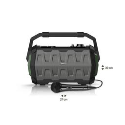Nikkei SPEAKERBOXX100 Speaker met FM radio, Bluetooth, Microfoon, Aux-in en usb ingang