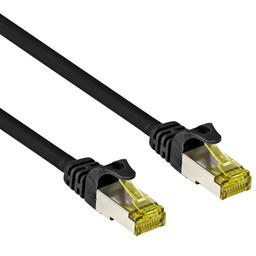 Cat 7 - S/ftp - Netwerkkabel - Internetkabel - Afgeschermd - 10 Gbps - 30 Meter - Zwart - Allteq