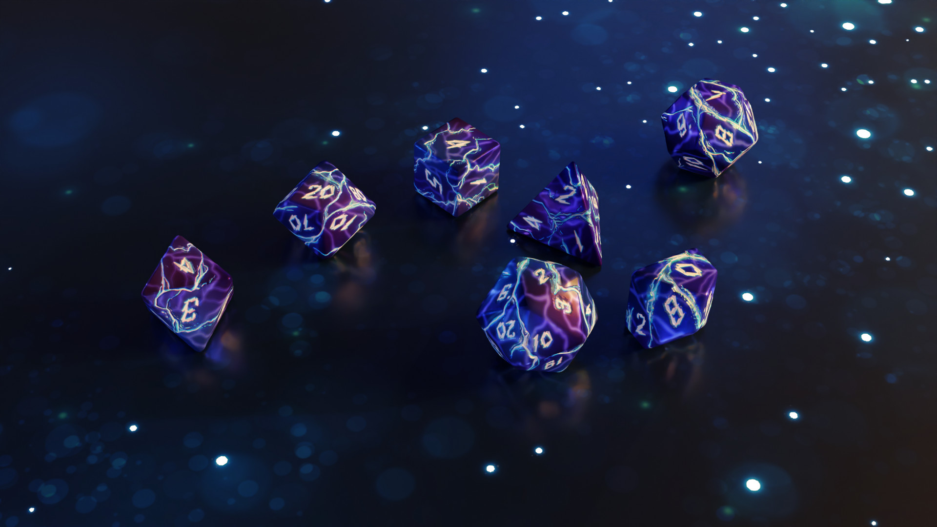 Lightning Dice Set · Dice · Let's Role