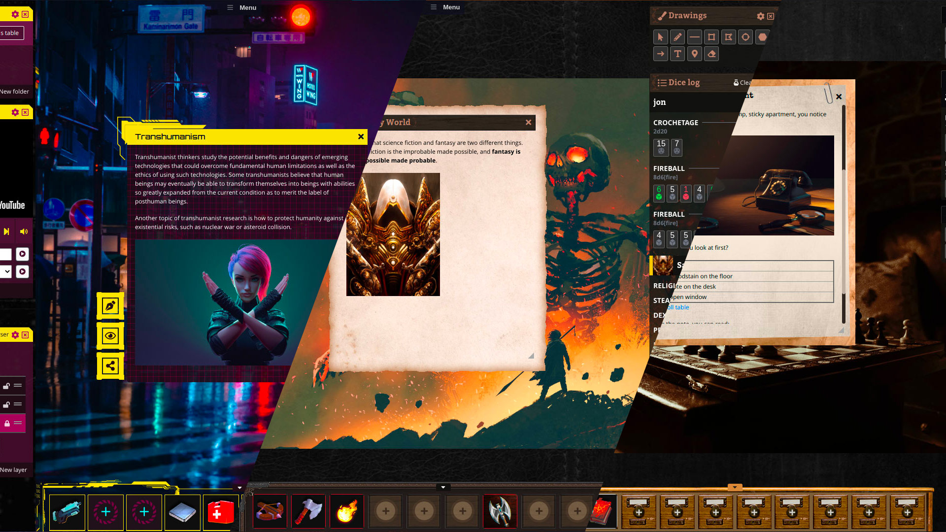 Table Skin Bundle · Table skin · Let's Role