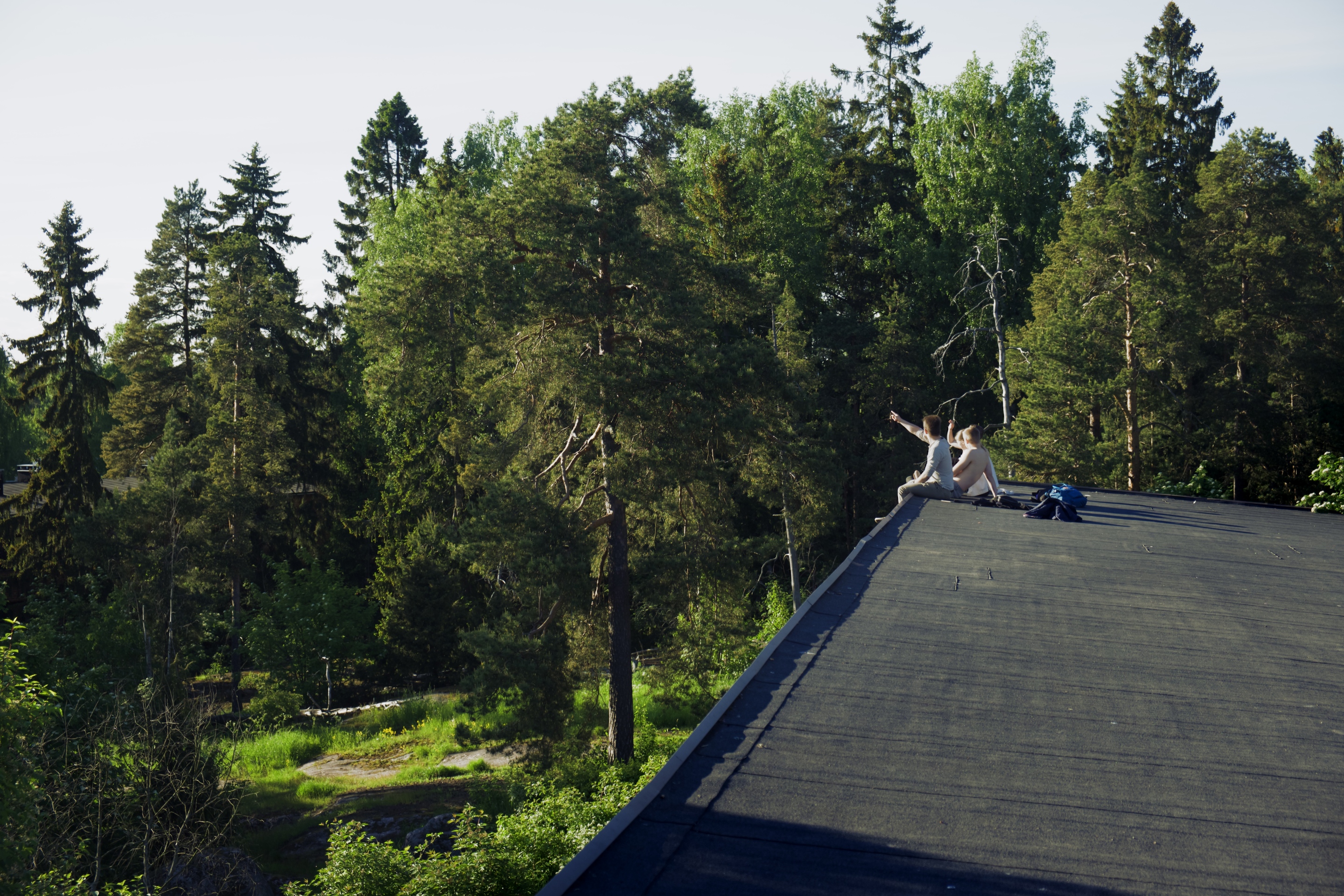 My meditation rooftop on the Otaniemi campus, 2021.