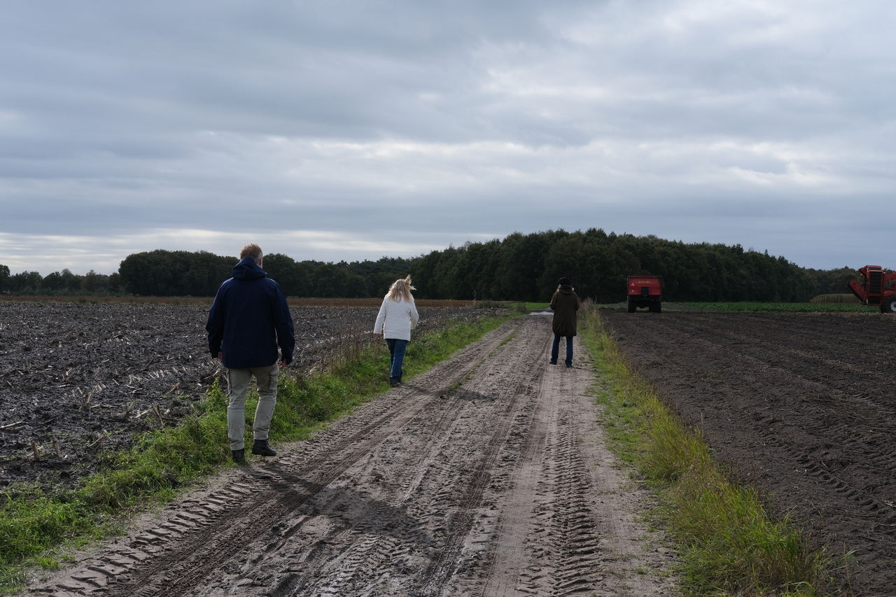 Farmland in Drenthe with my family.