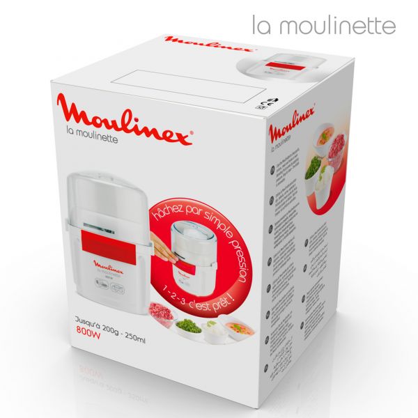 Picadora Moulinex AR680120, Moulinette 800W + Ble