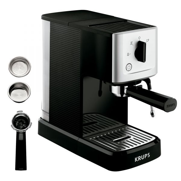 Cafetera Krups Essential EA8108 super automática negra expreso