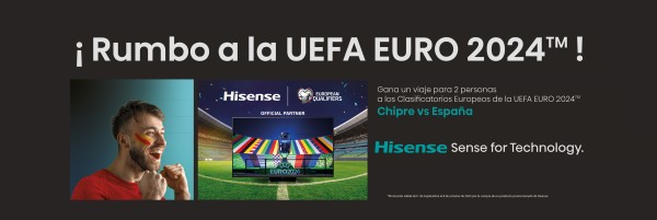 Disfruta de la UEFA EURO 2024 con HISENSE