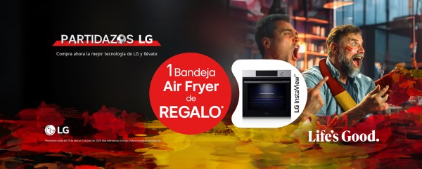 LG - 1 bandeja AIR FRYER de REGALO