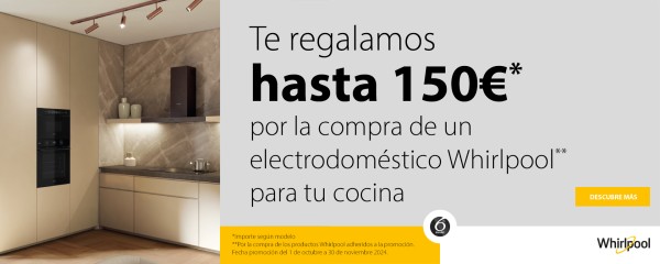 Whirlpool Encastre Cashback Hasta 150€ 