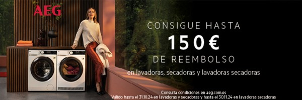 AEG cashbacks Care de hasta 200€.