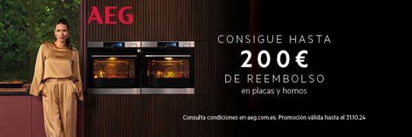 AEG cashbacks TASTE de hasta 150€.