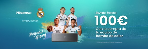 Hisense - Llévate hasta 100€ con la compra de tu equipo de bomba de calor