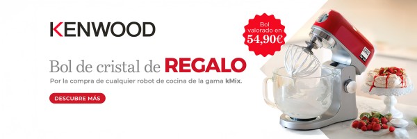 Kenwood - Bol de cristal de regalo por la compra de cualquier robot de la gama kMix