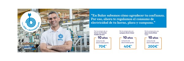 BALAY PROMOCION ELECTRICIDAD EN COCCIÓN