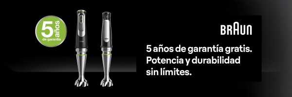 Braun - 5 años de garantía gratis