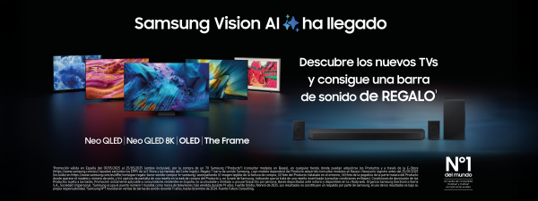 Consigue una barra de sonido de regalo con las últimas novedades en Samsung TV