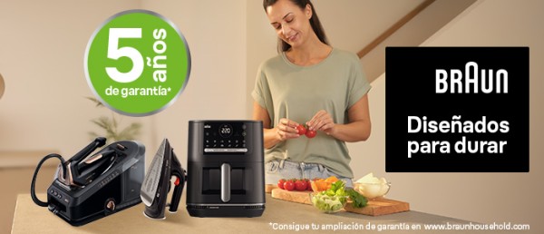 5 AÑOS DE GARANTIA BRAUN