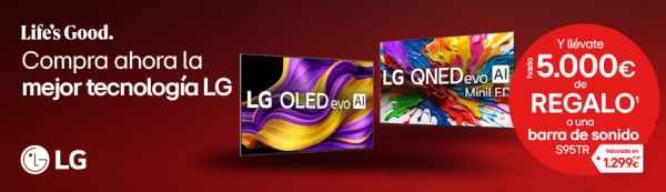 CASHBACK NAVIDAD HASTA 5.000€ EN LA MEJOR TECNOLOGIA DE LG TV