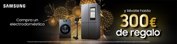 CASHBACK HASTA 300€ EN ELECTRODOMESTICOS SAMSUNG