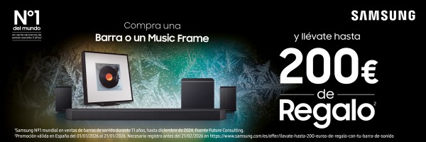 CASHBACK SAMSUNG BARRAS ENERO 2026