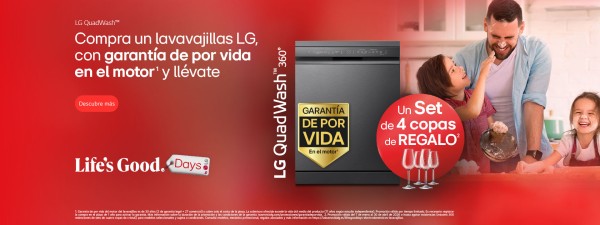 LIFE'S GOOD DAYS LAVAVAJILLAS LG