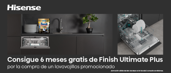 HISENSE LAVAVAJILLAS 6 MESES LAVADO GRATIS